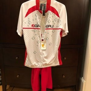 Louis Garneau Bicycling Jersey & Shorts